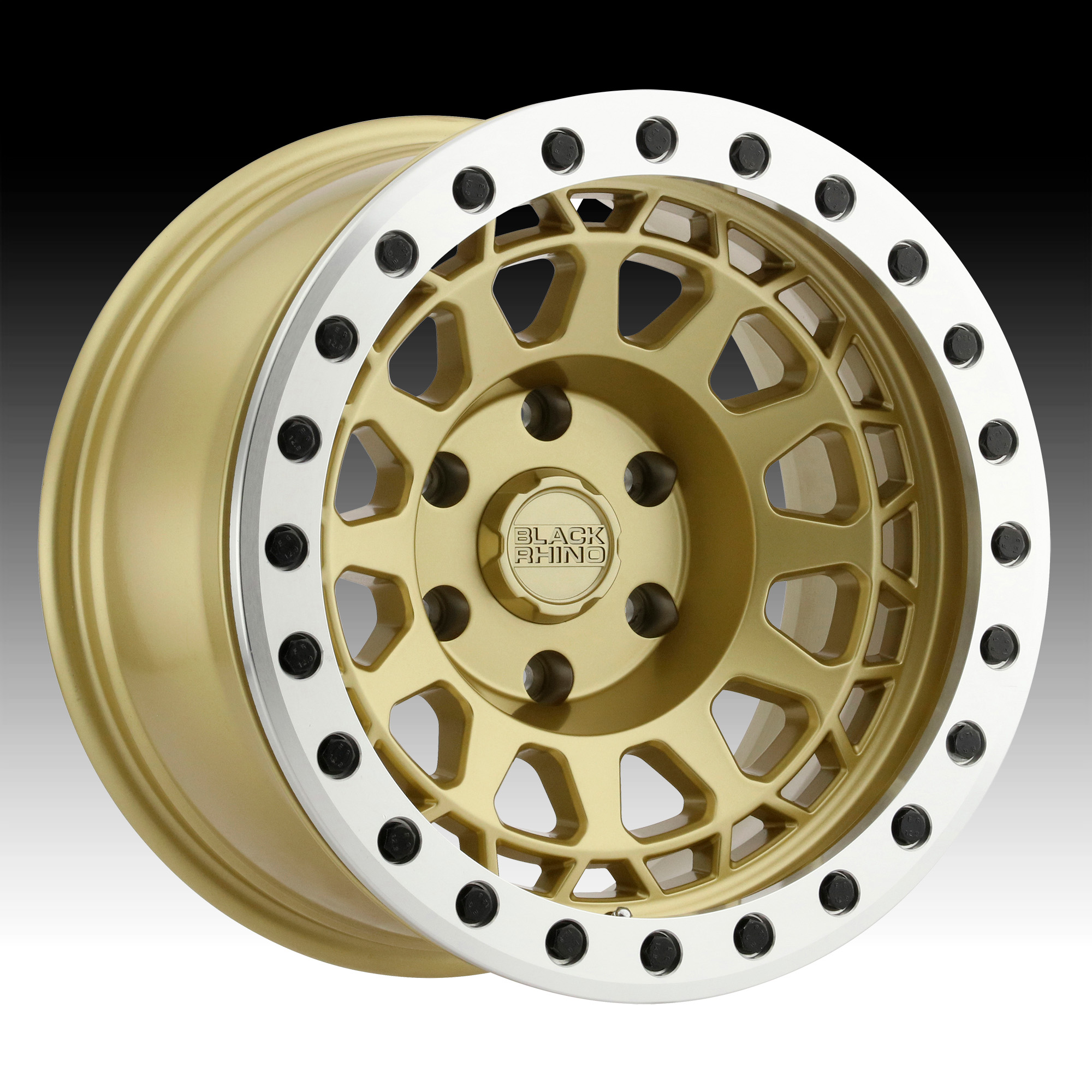 Black Rhino Primm Beadlock Matte Gold Custom Truck Wheels - Primm